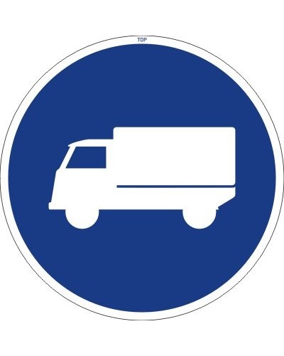 Dopravní značka C12a - Přikázaný jízdní pruh