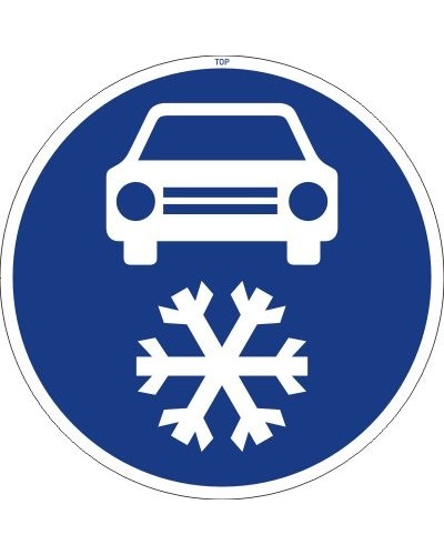 Dopravní značka C15a - Zimní výbava
