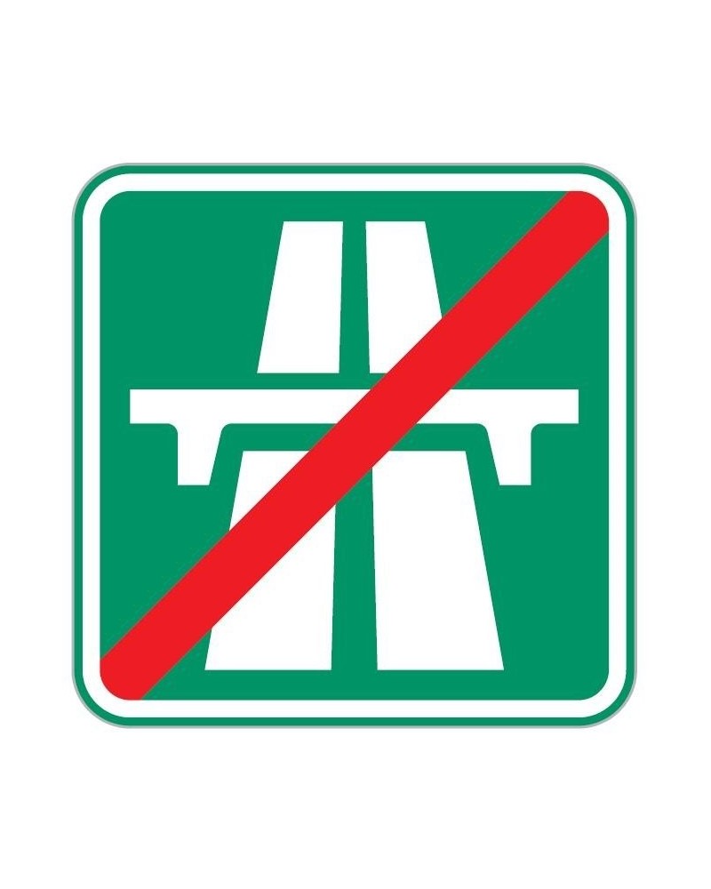 Dopravní značka IZ 1b - Konec dálnice