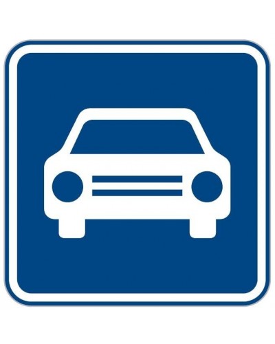Dopravní značka IZ 2a - Silnice pro motorová vozidla