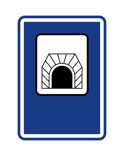 Dopravní značka IZ 3a - Tunel