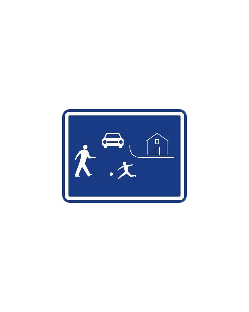 Dopravní značka IZ 5a - Obytná zóna
