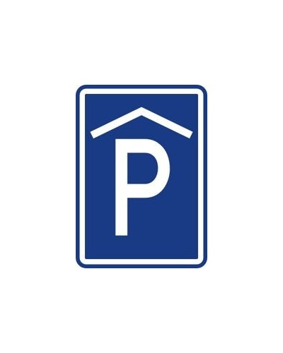 Dopravní značka IP 13a - Kryté parkoviště