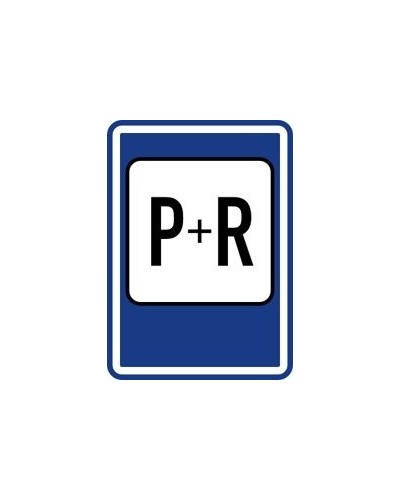 Dopravní značka IP 13d - Parkoviště P + R
