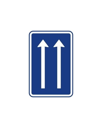 Dopravní značka IP 16 - Uspořádání jízdních pruhů