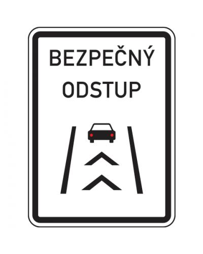 Dopravní značka IP 32 - Bezpečný odstup