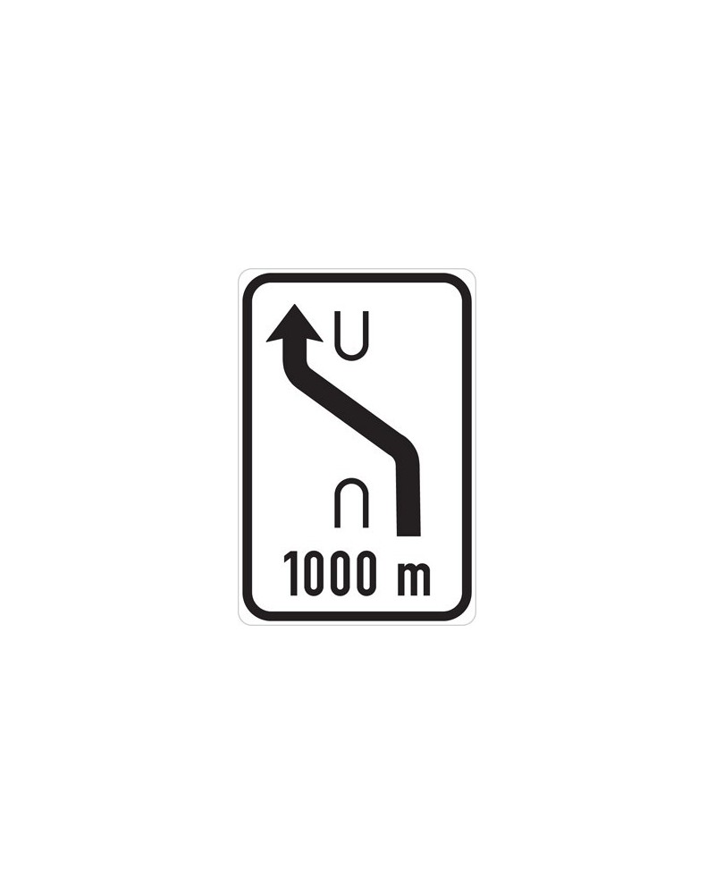 Dopravní značka IS10a - Návěst změny směru jízdy