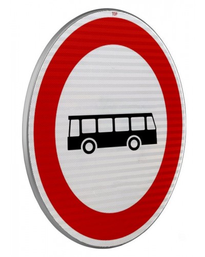 Dopravní značka B5 - Zákaz vjezdu autobusů