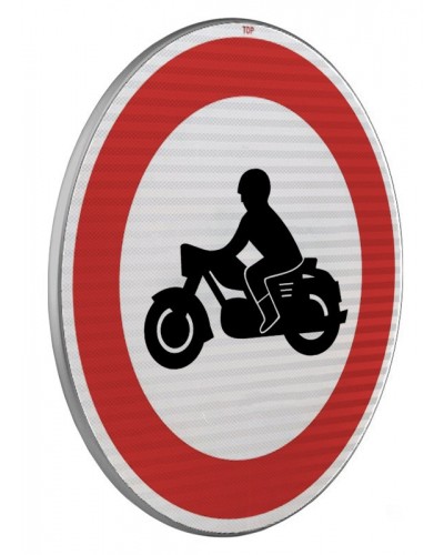 Dopravní značka B7 - Zákaz vjezdu motocyklů