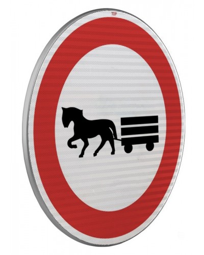 Dopravní značka B9 - Zákaz vjezdu potahových vozidel