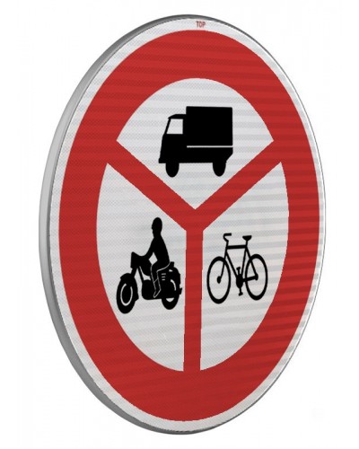 Dopravní značka B12 - Zákaz vjezdu vyznačených vozidel