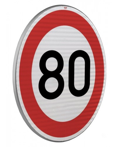 Dopravní značka B20a - Nejvyšší dovolená rychlost