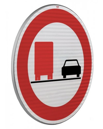 Dopravní značka B22a - Zákaz předjíždění pro nákladní automobily