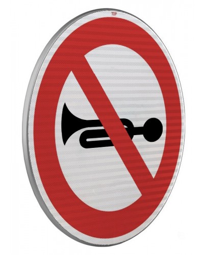 Dopravní značka B23a - Zákaz zvukových výstražných znamení