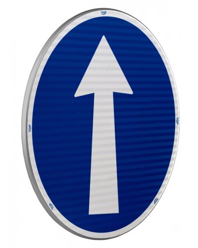 Dopravní značka C2a - Přikázaný směr jízdy přímo