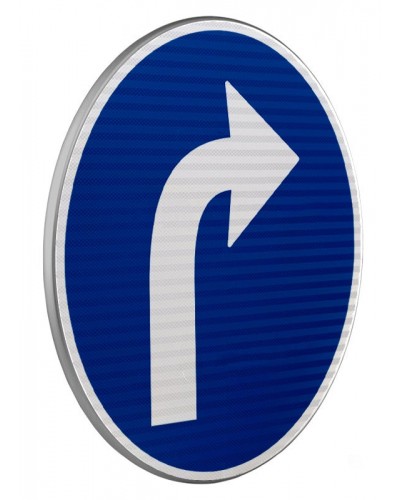 Dopravní značka C2b - Přikázaný směr jízdy vpravo