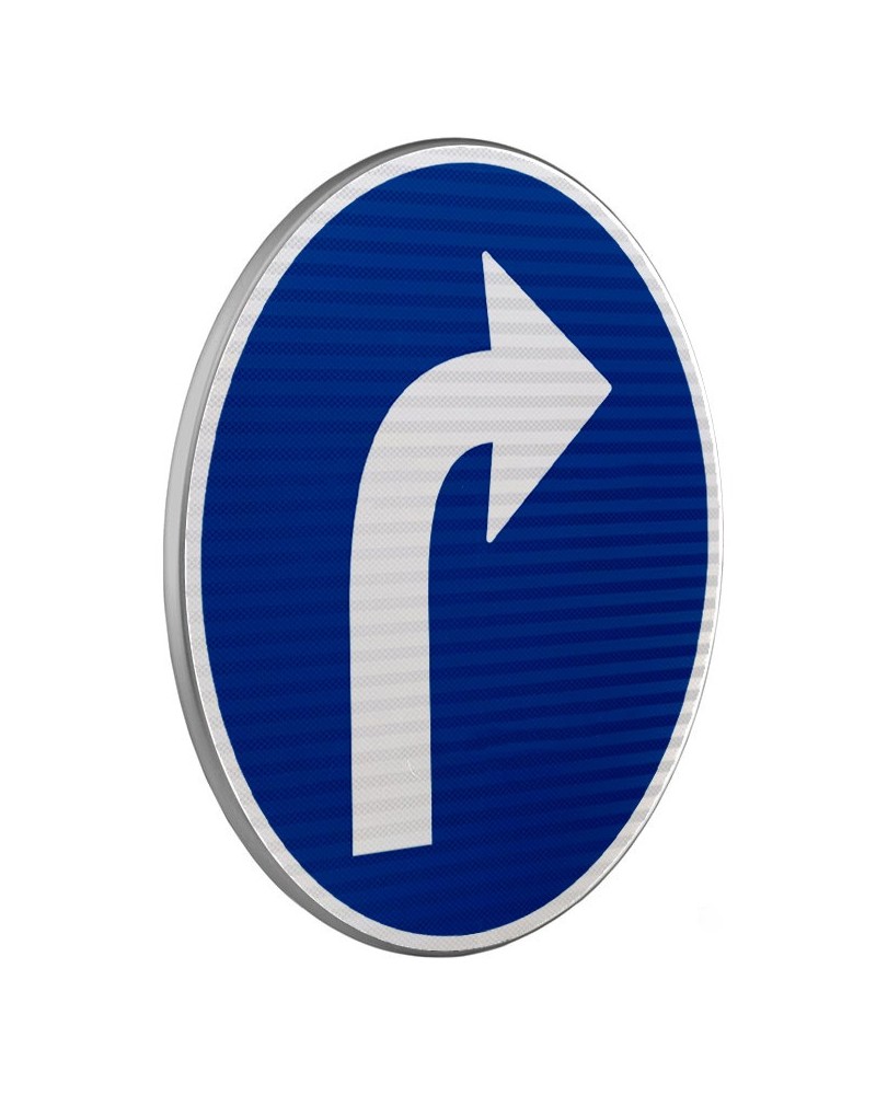 Dopravní značka C2b - Přikázaný směr jízdy vpravo