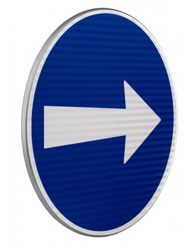 Dopravní značka C3a - Přikázaný směr jízdy zde vpravo