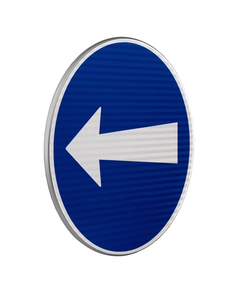 Dopravní značka C3b - Přikázaný směr jízdy zde vlevo